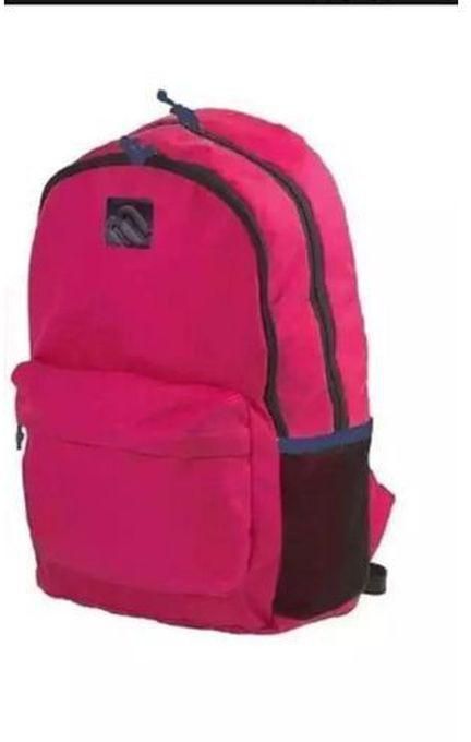 Mintra Polyester School Backpack For Unisex - Fuchsia