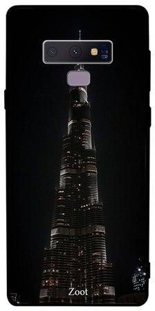 Thermoplastic Polyurethane Protective Case Cover For Samsung Galaxy Note 9 Burj Khalifa Night