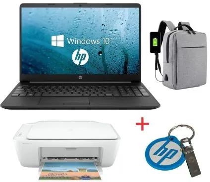 HP Notebook 15-Intel Celeron-4GB RAM-500GB HDD-Windows 10-15.6"-Black+Keyholder+Printer