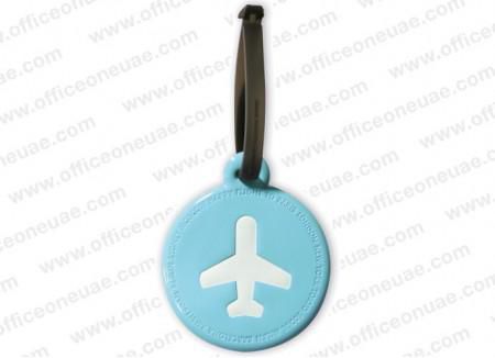 ALIFE DESIGN Happy Flight ROUND Luggage Tag, 90 x 190 mm, Light Blue