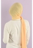 Long Scarf Crepe Solid For Women (Yellow Color)