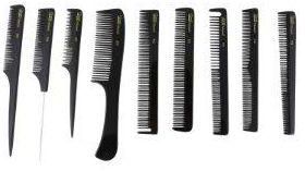 Roots Hair Combs - Cutting & Styling Combs Kit - Set of 9