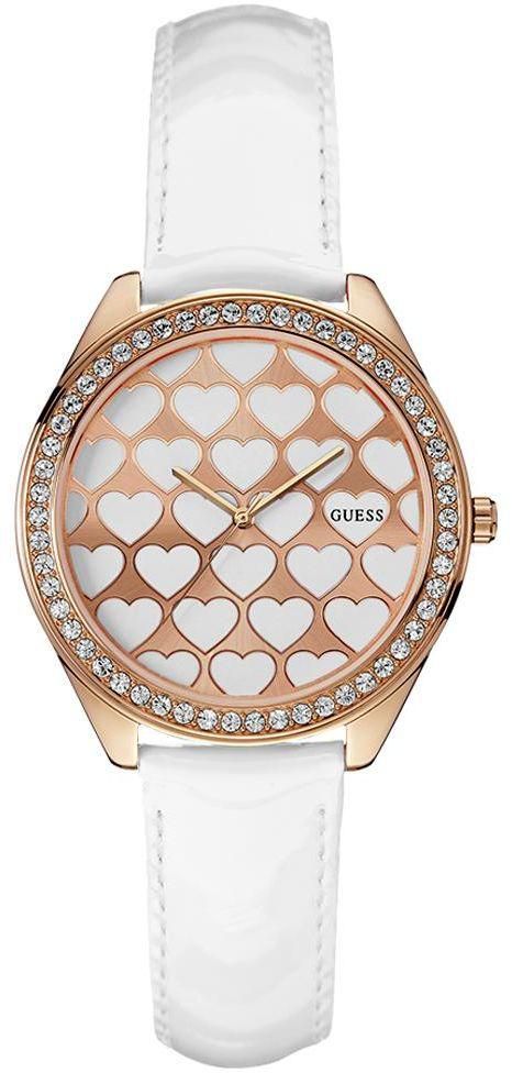 Guess for Women - Analog Casual Leather Band Watch - W0543L1