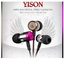 Yison EX900 - Metal Super Bass Stereo Headphones - Brown
