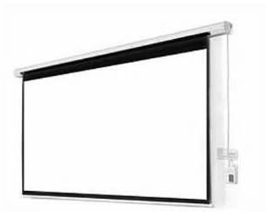 Electric Remote Controlled Projector Screen - 72" X 72"