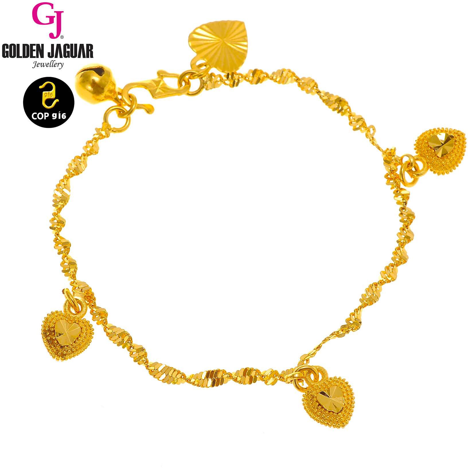 GJ Jewellery Emas Korea Bracelet - Gila-Gila Love | 2.0 Kids 9360210-0