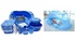 Happy Baby Baby Bath Set 7pcs - Blue + Pop Up Baby Bed Net - Blue