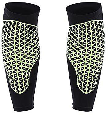 Generic Pair Of Knee Compression Sleeves Leg Protector Bandage Guard - Black And Green
