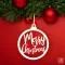 Zuri Christmas Ornaments - Set of 3 ( Merry XMAS, Joy, Hope ) - Made in Kenya