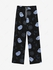 Gothic Cute Ghost Moon Star Print Drawstring Wide Leg Sweatpants For Men - 8xl