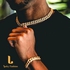 Valentine's Hip Hop Chain Ice Chain Hip hop Necklace For Men Jewelry Diamond Cut Stainless Steel New real 14k gold Necklace plated Necklace miami Cuban Link Chain Design for men RA