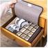 Generic Foldable Cotton Closet Organizer Storage Box Bar Ties Scarfs Socks Container
