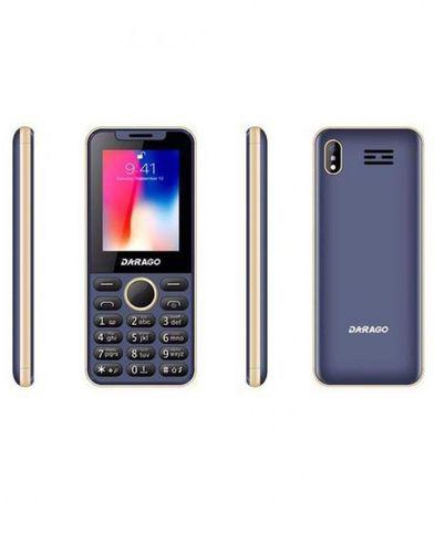 Darago F16 - 2.4-inch Dual SIM Mobile Phone - Blue/Gold