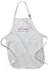 I'm A Savta What'S Your Superpower Printed Apron With Pockets White 22 x 30inch multicolor