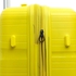 Crossland Yellow 24 Inch Trolley Luggage,TSA Lock , Expandable Double Zipper