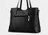 MSM Leather Bag For Women , Black - Handbags Sets