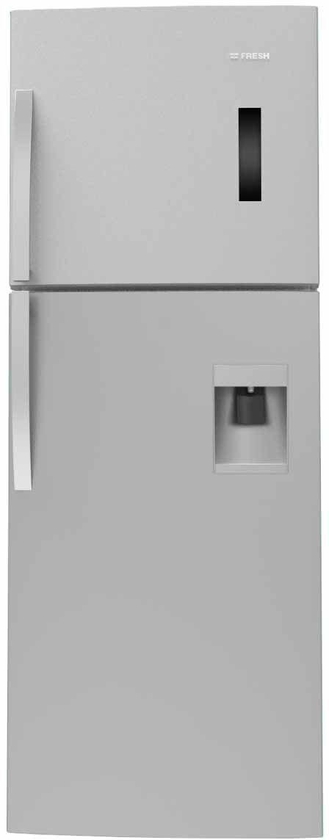 Fresh Fnt-D470Y Refrigerator 16 Ft No Frost Stainless Digital With Water Dispenser, Silver