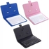 Portable Wireless Bluetooth Keyboard For Smart Phones + Leather Case Cover