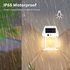 Lamp Solar Battery 1800 MA Wall Outdoor Waterproof And Sunset Motion Sensor Warm Light -Wheit