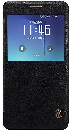 Nillkin Qin leather Sview Cover For Galaxy Note5 With S-View Activation Card