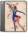 Protective Flip Case Cover For Apple iPad 9 Girl Dance Universe Multicolour