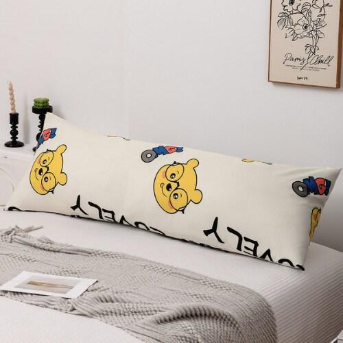 LUNA HOME 1 Piece Long Body Pillow Case, Cute Bear Design