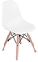 Dining Chair White/Beige 47x80x55centimeter