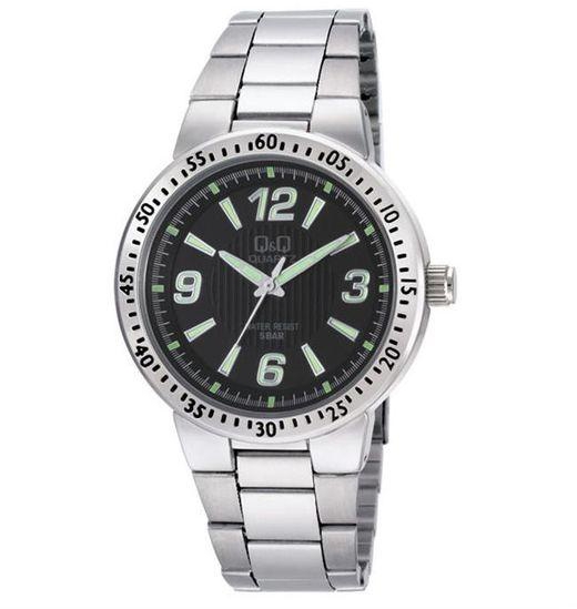 Q&Q Q724-215M Stainless Steel Watch - Silver