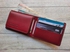 Dr.key Genuine Leather For Men - Bifold Wallets -2045-plain Red