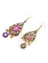 Bohemian Beads Flower Chandelier Earrings