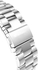 For Apple Watch 38mm - Solid Three Link Stainless Steel Metal Band Loop For Apple iWatch 38mm Silver