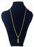 Cuban Link Gold Chain With Bullet Pendant