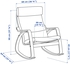 POÄNG Rocking-chair - birch veneer/Hillared anthracite
