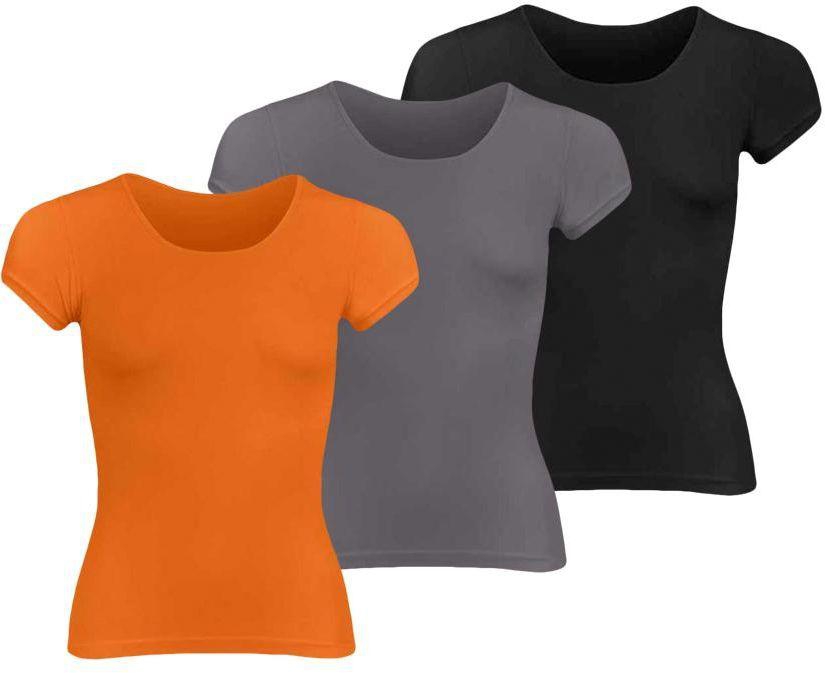 Silvy Set Of 3 T-Shirts For Women - Multicolor, 2 X-Large