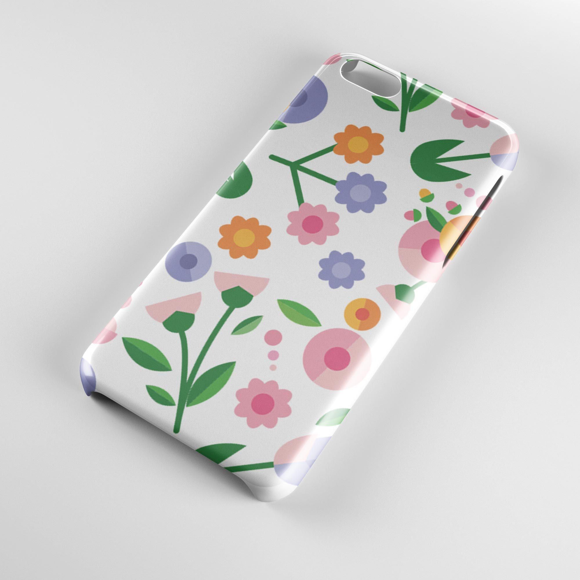 Pastel Pixellated Floral Phone for Samsung Galaxy Alpha G850