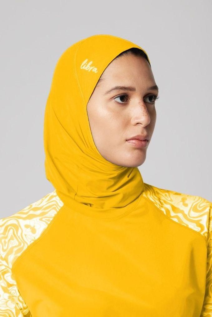 Libra Ultra-Fit Swim Hijab - Mango Yellow