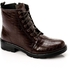 xo style Leather Ankle Boot - Brown