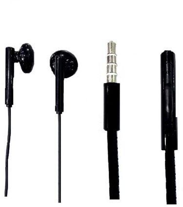 Generic 3.5MM In Ear Earphones with Mic and Remote - Black