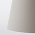 SKOTTORP Lamp shade - light grey 42 cm