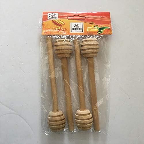 Wooden Honey Spoons 4 Pieces_ with one years guarantee of satisfaction and quality