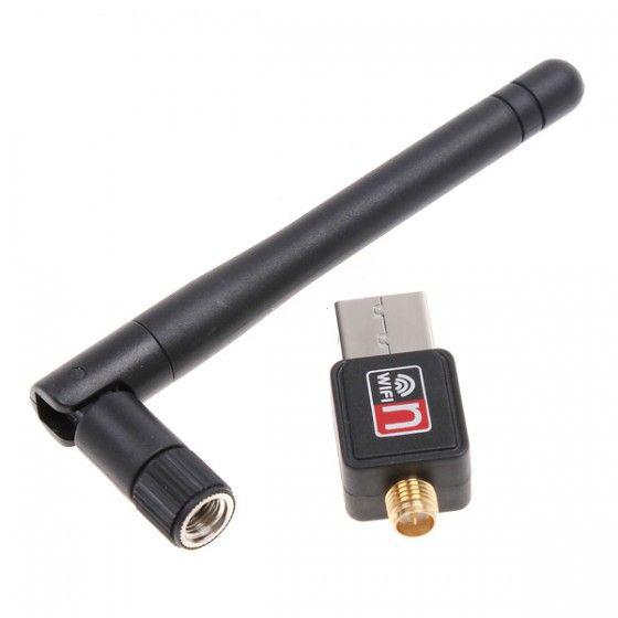 Mini 150Mbps USB WiFi 802.11N Wireless Network Networking Card LAN Adapter with Antenna