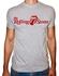 Fast Print Rolling Stone Round Neck T-Shirt for Men - Red