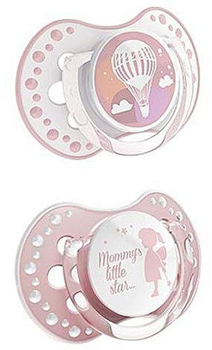 Lovi 022844 2 Piece Dynamic Pride And Joy Soother - Rose And Pink 0 To 3 Months