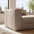 JÄTTEBO وحدة أريكة طويلة، يمين, مع مسند ذراعين/Samsala رمادي-بيج - IKEA