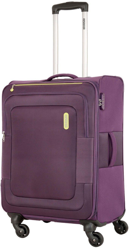 American Tourister Duncan, Soft Luggage Trolley Polyester, 23 Inch, Purple
