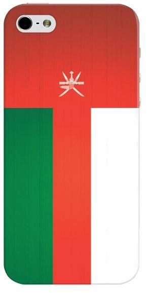 Stylizedd Premium Slim Snap Case Cover Gloss Finish for Apple iPhone SE / 5 / 5S - Flag of Oman