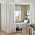 ROSENROBINIA Sheer curtain, 1 piece - white 300x300 cm