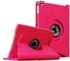 Margoun case iPad Air 2 Case Rotating Stand Case with Smart Cover Auto Sleep, Wake Feature Dark Pink