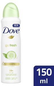 Dove Go Fresh Women Antiperspirant Deodorant Spray Cucumber & Green Tea Alcohol Free 150 ml