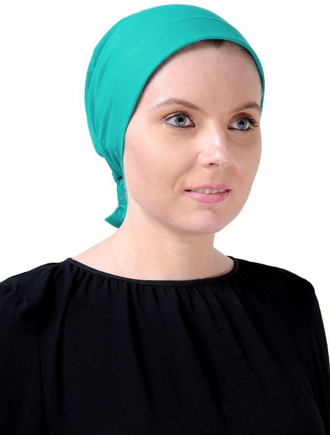 Tie Shop Egyptian Cotton Wide Headwrap - Light Teal - Free Size